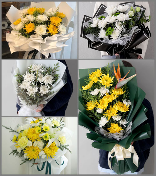 河南南阳镇平县张林镇朱张营村白事花束代送